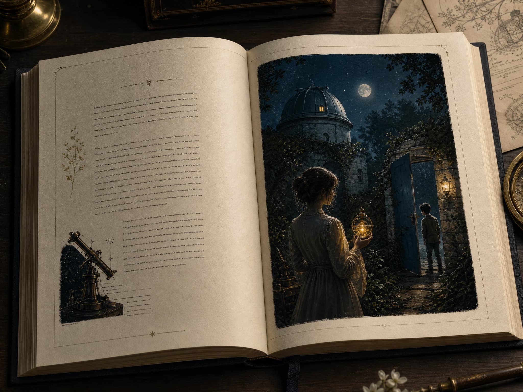 Illustrated story preview