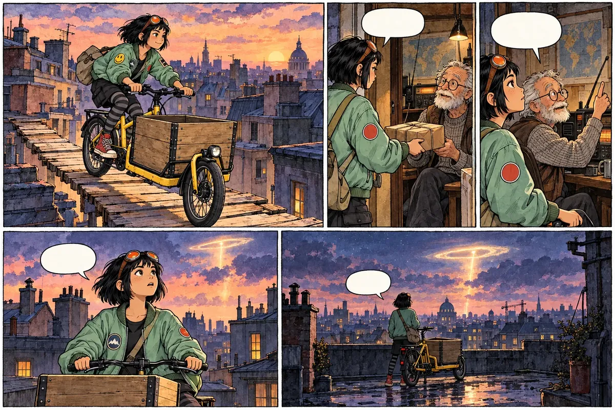Page one in watercolour